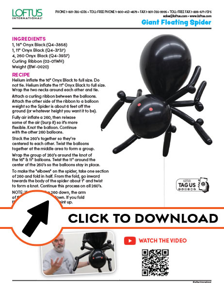 Giant Floating Spider