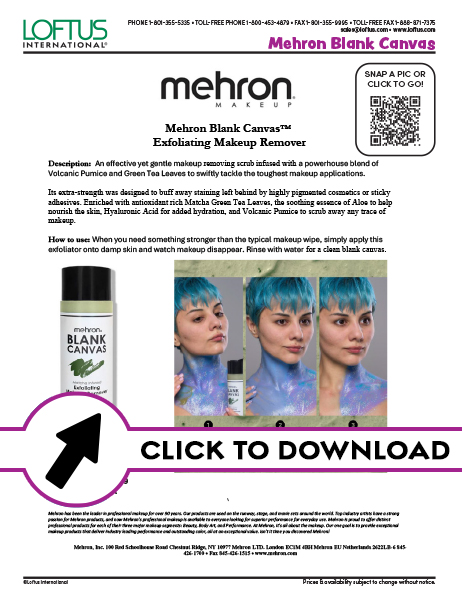 Mehron Blank Canvas 0724